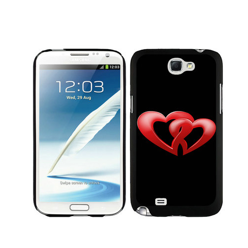 Valentine Hearts Samsung Galaxy Note 2 Cases DRL | Women - Click Image to Close